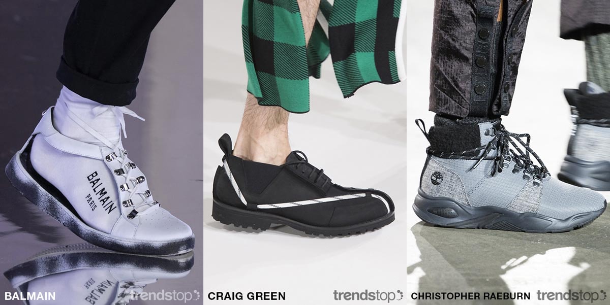 Key Menswear Catwalk Footwear Directions Fall Winter 2019-20 Key Menswear Catwalk Footwear Directions Fall Winter 2019-20